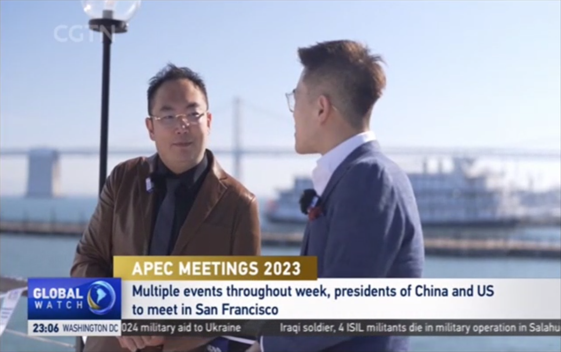 APEC筹委会结合主席徐鹏接受CGTN采访
